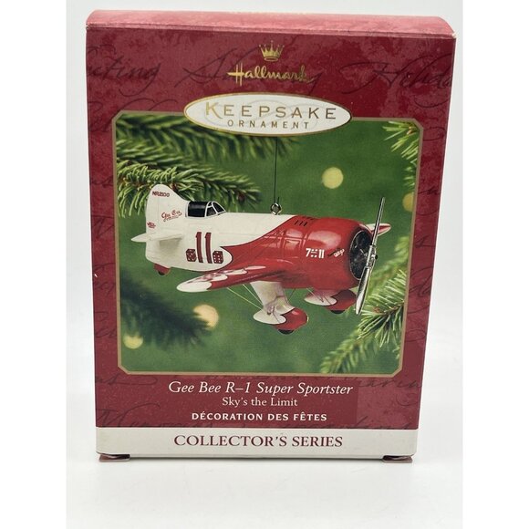 Hallmark Ornament Gee Bee R-1 Super Sportster Sky’s the Limit 5th 2001 - Picture 9 of 16